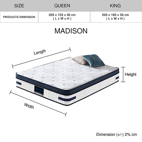 Madison CB68L Queen Size Latex Mattress
