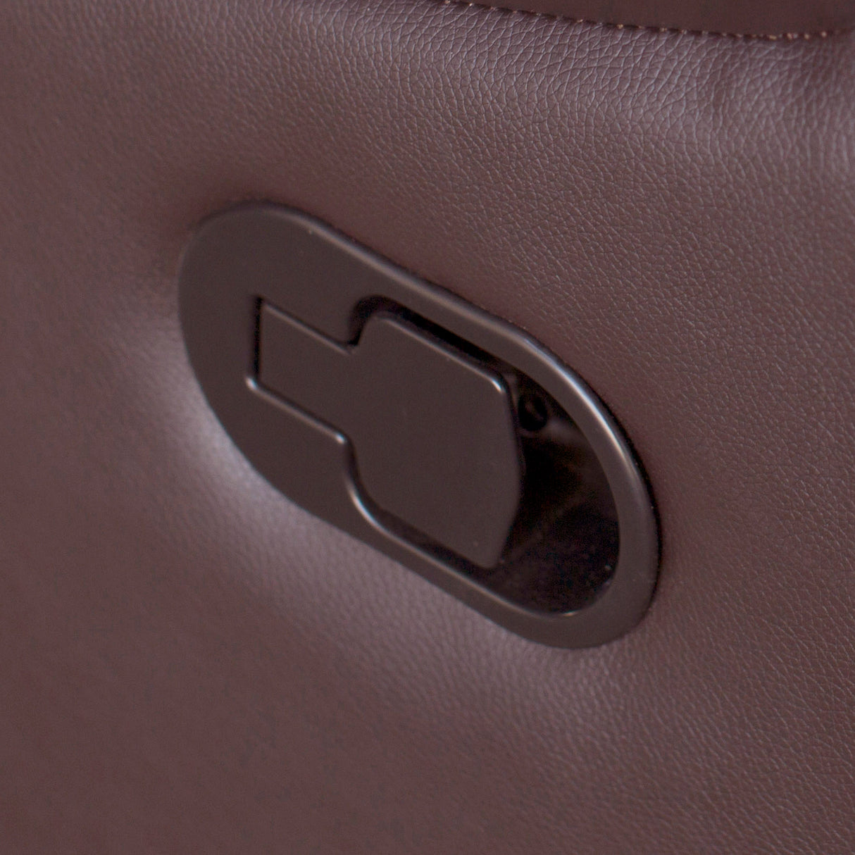 Luxurious Brown Faux Leather Single Seater Recliner Sofa Chair