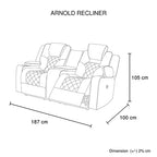 Stylish 3+2 Seater Electric Recliner Armchair