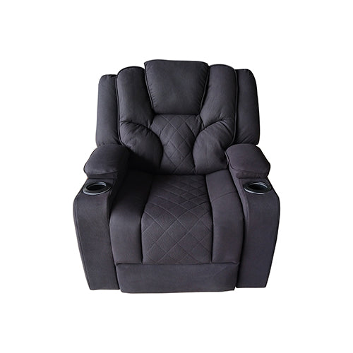 Rhino Fabric Electric Recliner Armchair