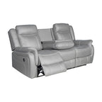 Carlton Finest Grey Recliner Sofa Set