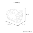 Demeanor Duke 3-1-1 Seater Sofa Set