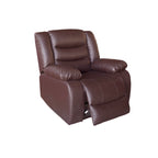 Luxury Faux Leather Recliner Sofa Set