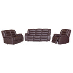 Luxury 3+2+1 Seater Faux Leather Recliner Sofa