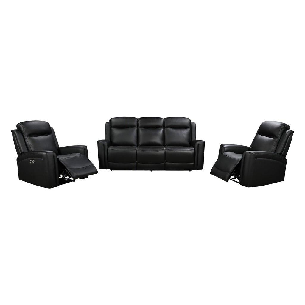 Premium Electric Leather Recliner Set