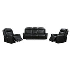 Premium Electric Leather Recliner Set