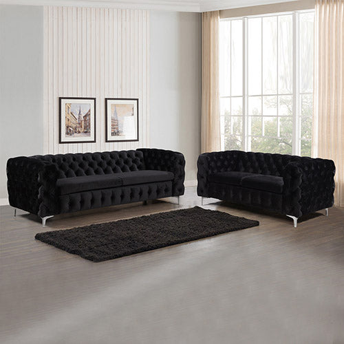 Jacques Classic Velvet Tufted Sofa