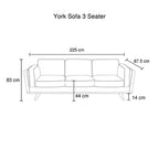 Brown Leather Lounge Sofa Set 3+2+1