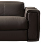 Genuine Leather Electric Recliner Corner Sofa