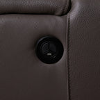 Genuine Leather Electric Recliner Corner Sofa