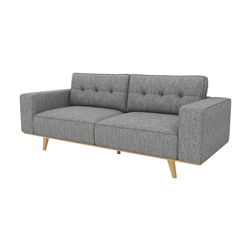 Elegant Grey 3 Seater Sofa with Pocket Springs