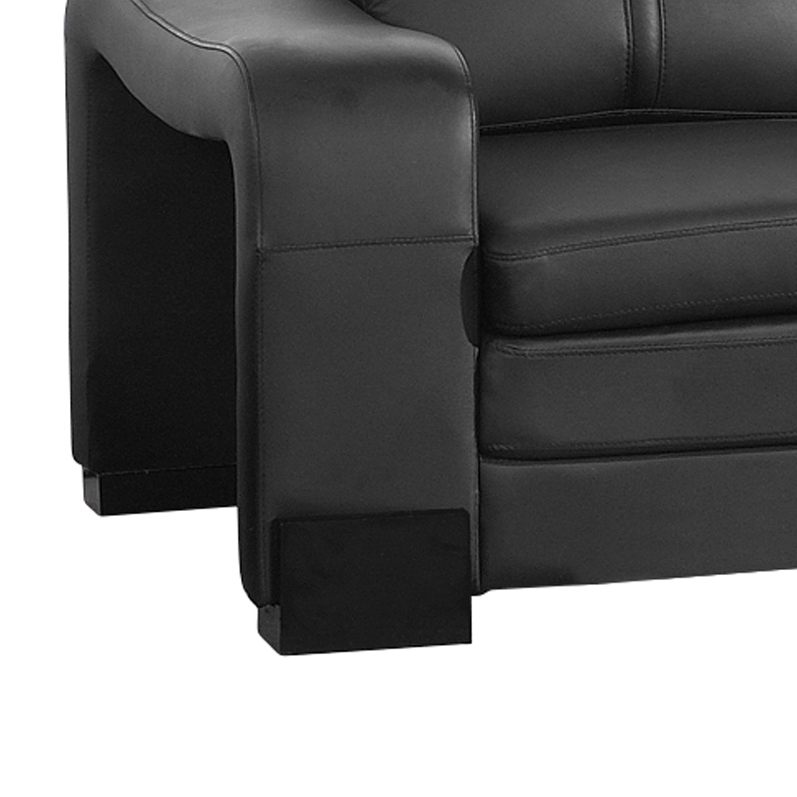 Luxurious 6-Seater Faux Leather Corner Sofa