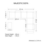 Luxurious 6-Seater Faux Leather Corner Sofa