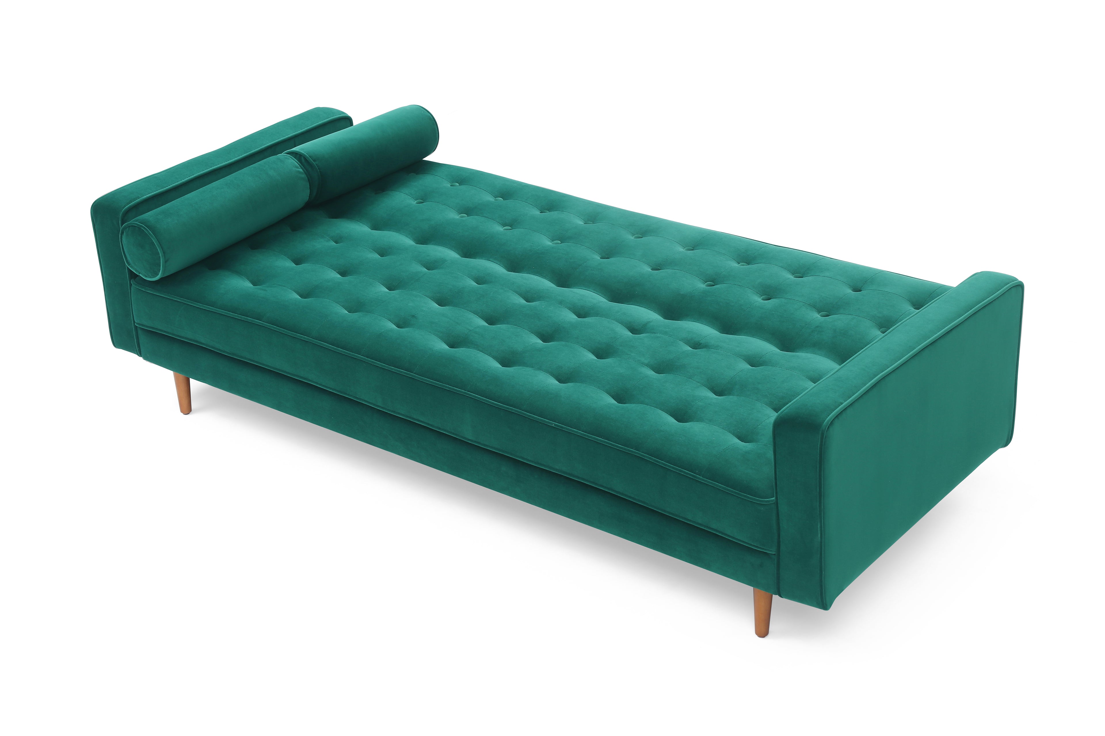 Marcella 3 Seater Velvet Green Sofa Bed