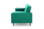 Marcella 3 Seater Velvet Green Sofa Bed