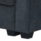 Milano Corner Sofa Chaise in Charcoal