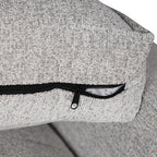 Milano Corner Sofa Chaise in Grey/Charcoal