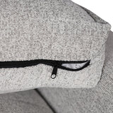 Milano Corner Sofa Chaise in Grey/Charcoal