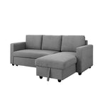 Murry Grey 2 Seater Sofa Bed with Storage