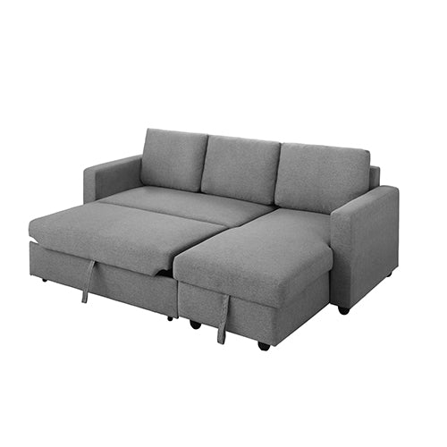 Murry Grey 2 Seater Sofa Bed with Storage