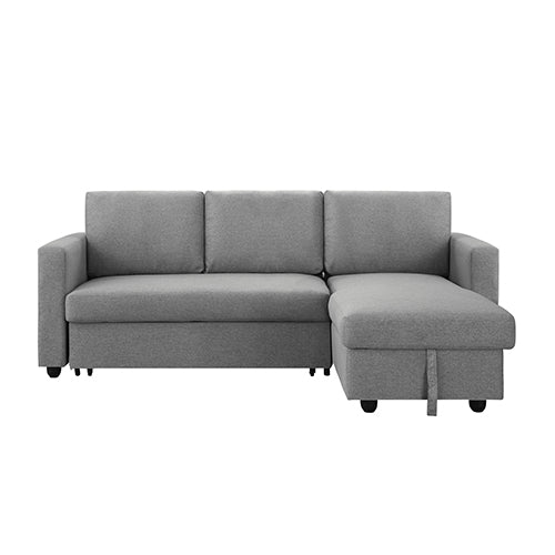Murry Grey 2 Seater Sofa Bed with Storage