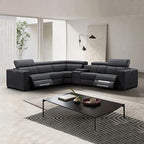 Washington 6-Seater Luxury Leather Corner Sofa