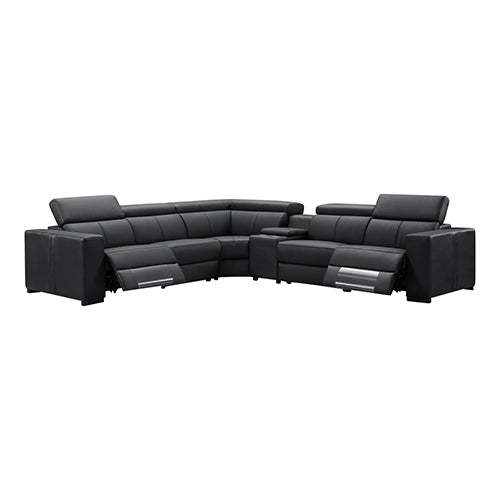 Washington 6-Seater Luxury Leather Corner Sofa