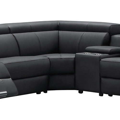 Washington 6-Seater Luxury Leather Corner Sofa