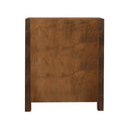 Chocolate Solid Wood Tallboy with 4 Drawers