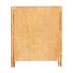 Elegant Oak Tallboy with 4 Storage Drawers