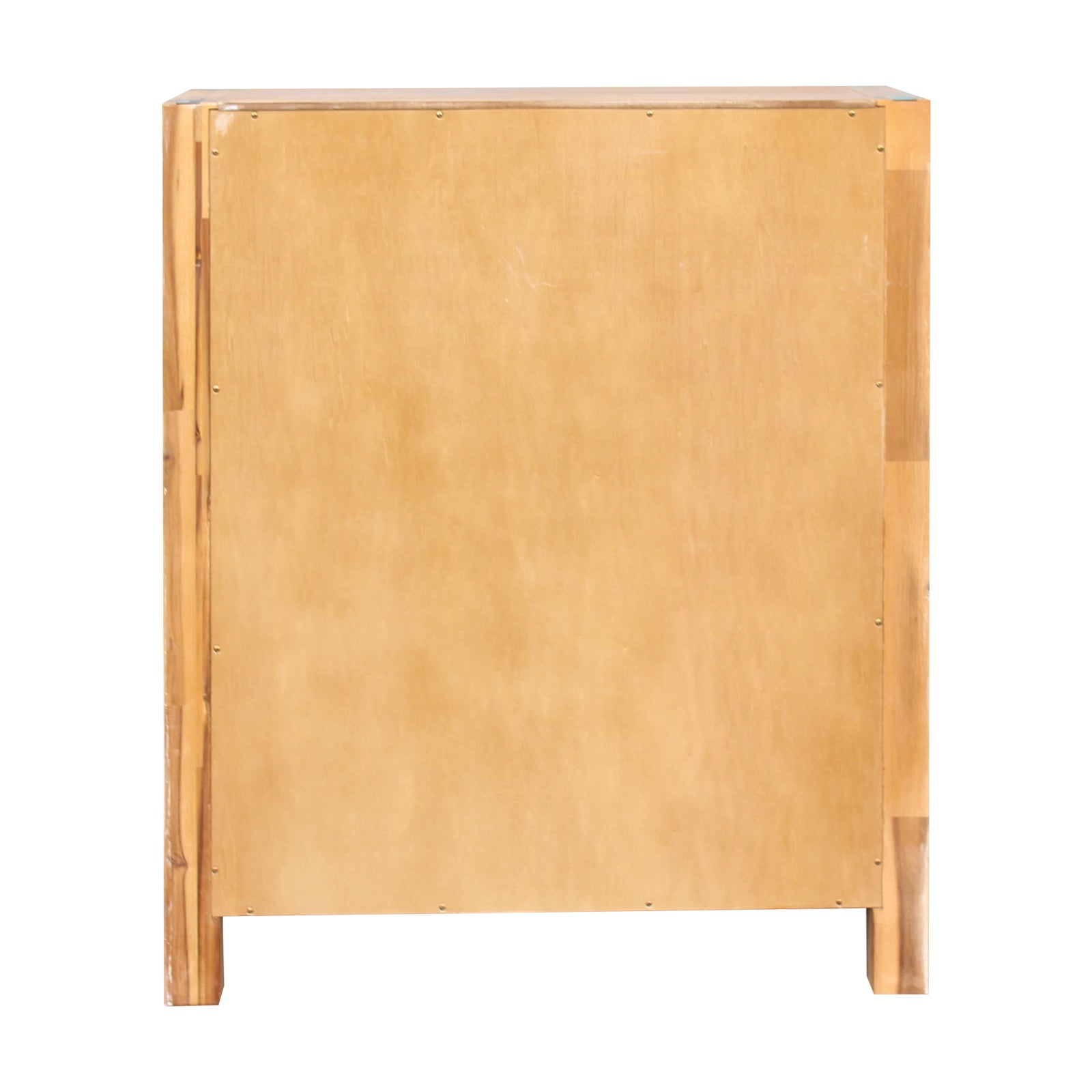 Elegant Oak Tallboy with 4 Storage Drawers