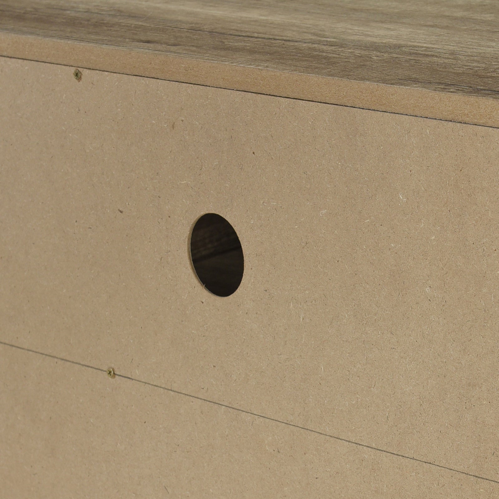 Cielo Oak TV Cabinet with Storage Drawers