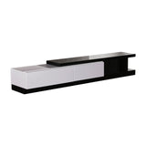 Elegant High Gloss TV Cabinet with Drawers
