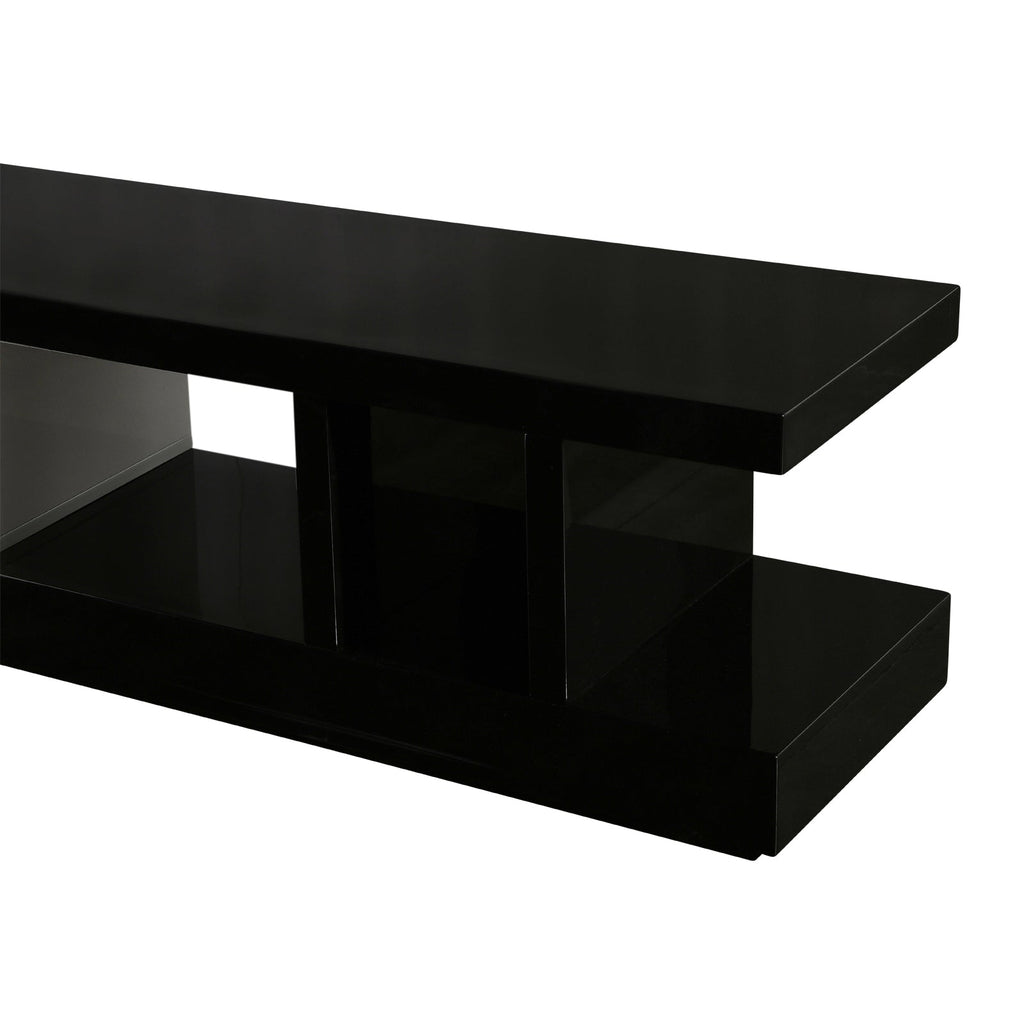 Elegant High Gloss TV Cabinet with Drawers