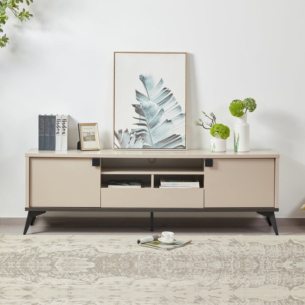 Maxwell Champagne TV Cabinet with Storage