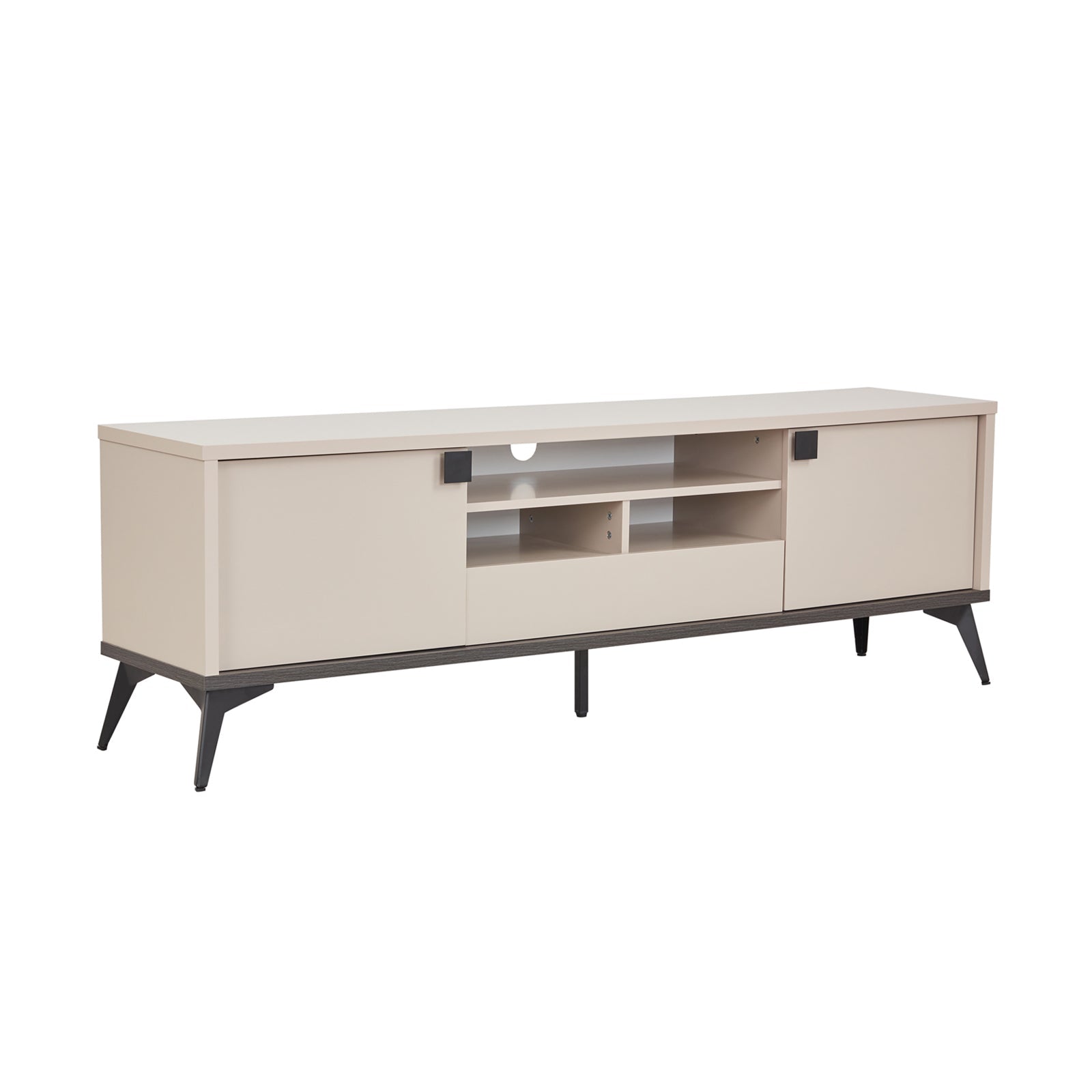 Maxwell Champagne TV Cabinet with Storage