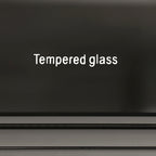 Elegant Extendable Black TV Cabinet with Storage