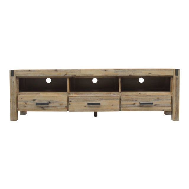 Nowra Solid Acacia TV Cabinet with Storage