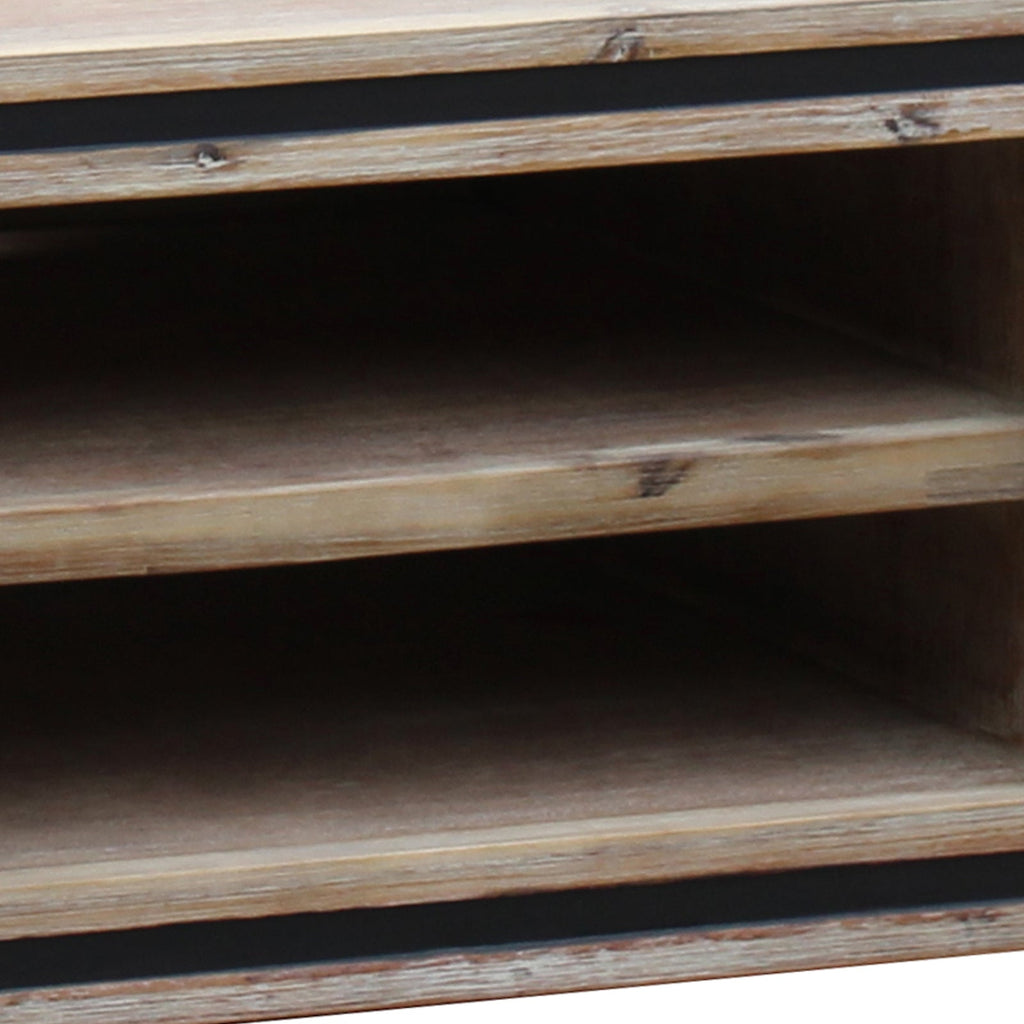 Seashore Solid Acacia Wood TV Cabinet