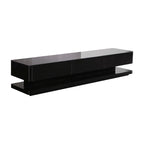 Elegant High Gloss TV Cabinet with Storage