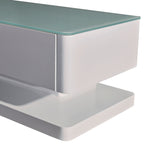 Elegant High Gloss TV Cabinet with Storage