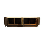 Elegant Dark Walnut TV Cabinet Unit