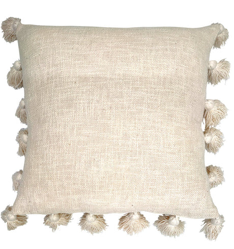 Decorative cushion with tassels for living room, sofa and bedroom accents