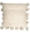 Decorative cushion with tassels for living room, sofa and bedroom accents