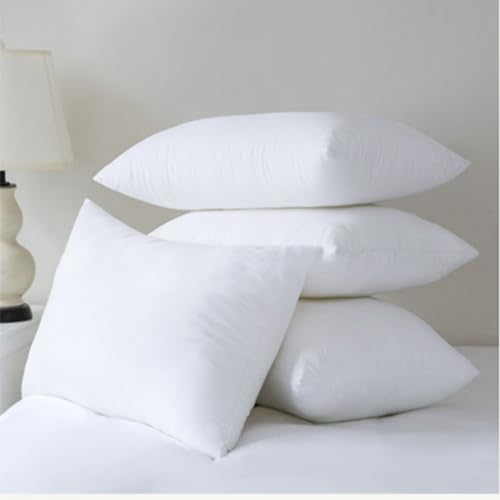 Luxury Plush Microfibre Medium Firm Pillows - 4 Pack