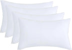 Luxury Plush Microfibre Medium Firm Pillows - 4 Pack