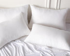 Luxury Plush Microfibre Medium Firm Pillows - 4 Pack