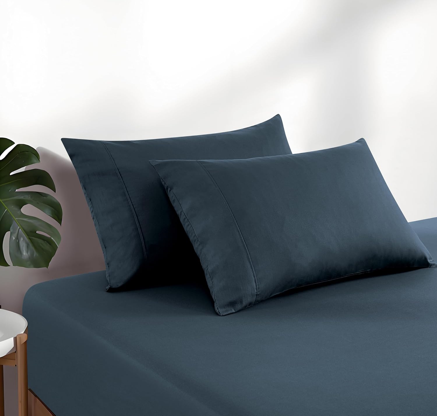 Vintage Washed Cotton Fitted Sheet Combo – 100% Natural, Ultra Soft & Breathable