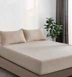 100% Vintage Washed Microfibre Fitted Sheet Set – Ultra Soft & Lightweight All-Season