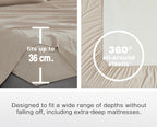 100% Vintage Washed Microfibre Fitted Sheet Set – Ultra Soft & Lightweight All-Season